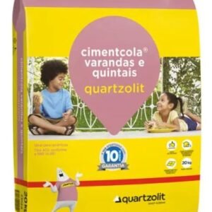 ARGAMASSA VARANDAS E QUINTAIS EXTERNA 20KG QUARTZOLIT
