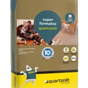 ARGAMASSA SUPER FORMATOS BRANCA  20KG QUARTZOLIT