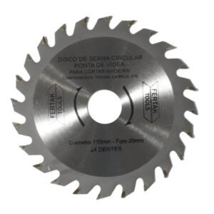 DISCO SERRA CIRCULAR WIDEA 180X20MM 24 DENTES FERTAK 2810
