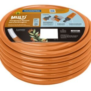 MANGUEIRA JARDIM MULTI PVC LARANJA 1/2 30M TRAMONTINA 79212301