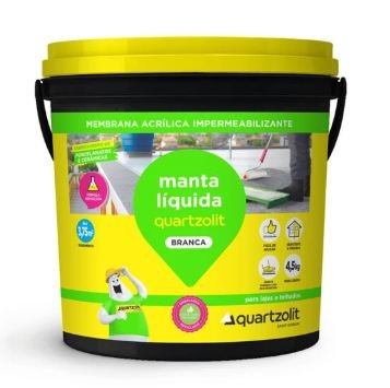 MANTA LIQUIDA BRANCA BALDE 18KG QUARTZOLIT