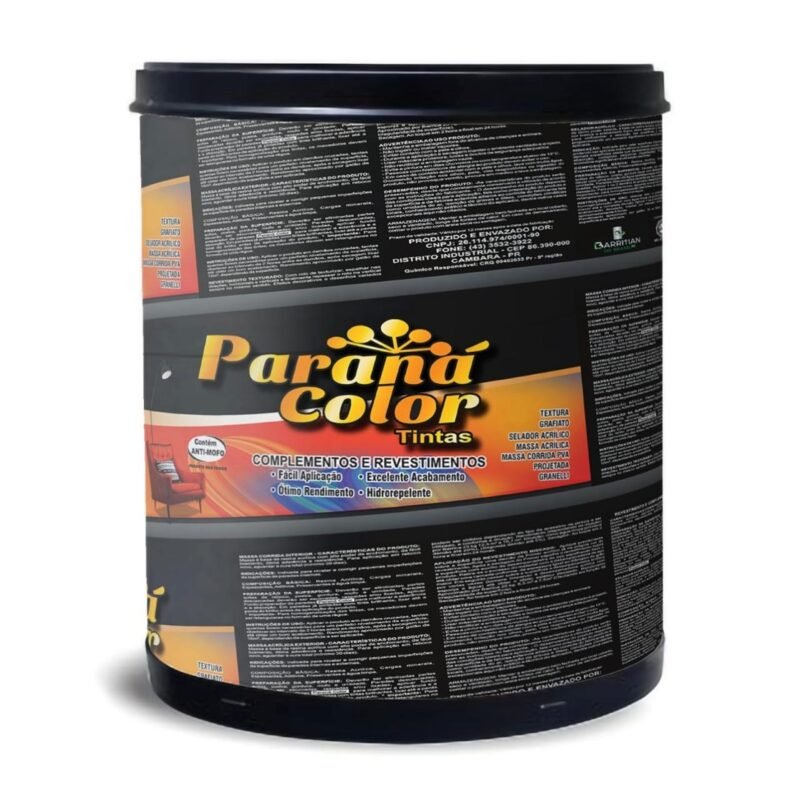 MASSA CORRIDA ACRÍLICA 25KG PARANA COLOR BARRICA EXTERIOR/INTERIOR