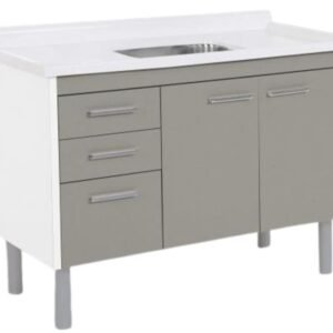 ARMARIO COZINHA 1,20M VALENZA 116X50CM GIUNDUIA RORATO 560141 (SEM PIA)