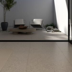 PORCELANATO RETIFICADO ACETINADO 91X91 TERRAZZINE BIANCO SAVANE (2,48)