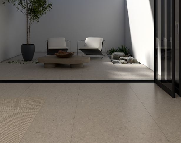 esmaga-916045-2 PORCELANATO RETIFICADO ACETINADO 91X91 TERRAZZINE BIANCO SAVANE (2,48)