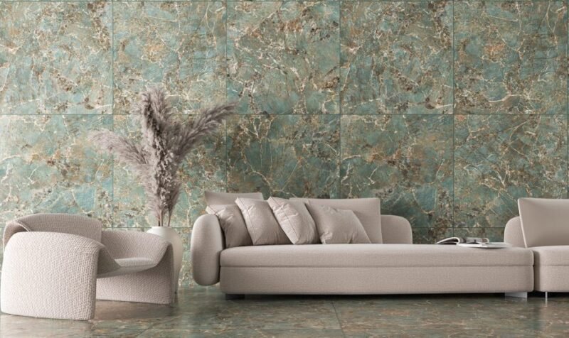 PORCELANATO HD RETIF. POLIDO 71X71 AMAZONITA VIA ROSA  (2,52)