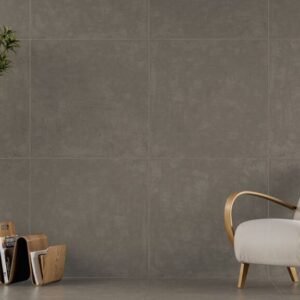 PORCELANATO RETIFICADO ACETINADO 72X72 METROPOLE BLACK VIA ROSA (2,52)