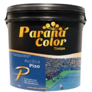 TINTA PARA PISO PREMIUM 16L ACRILICA FOSCA VERMELHO OXIDO PARANA COLOR