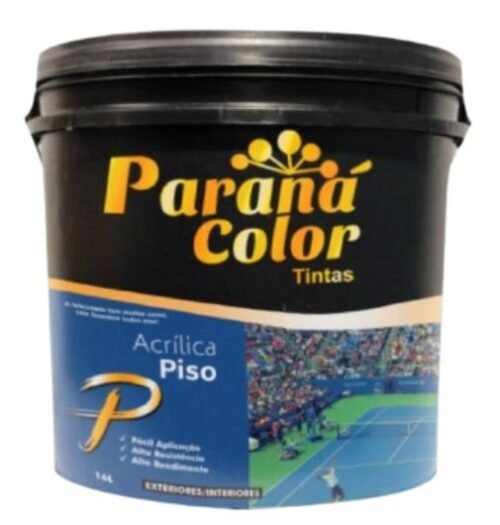 TINTA PARA PISO PREMIUM 16L ACRILICA FOSCA VERMELHO OXIDO PARANA COLOR